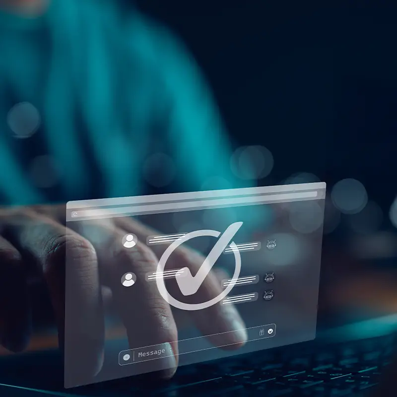 Analyst checking performance metrics while monitoring dedicated ISP residential proxy activity